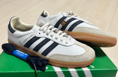 Sporty & Rich × adidas Samba OG "Footwear White"