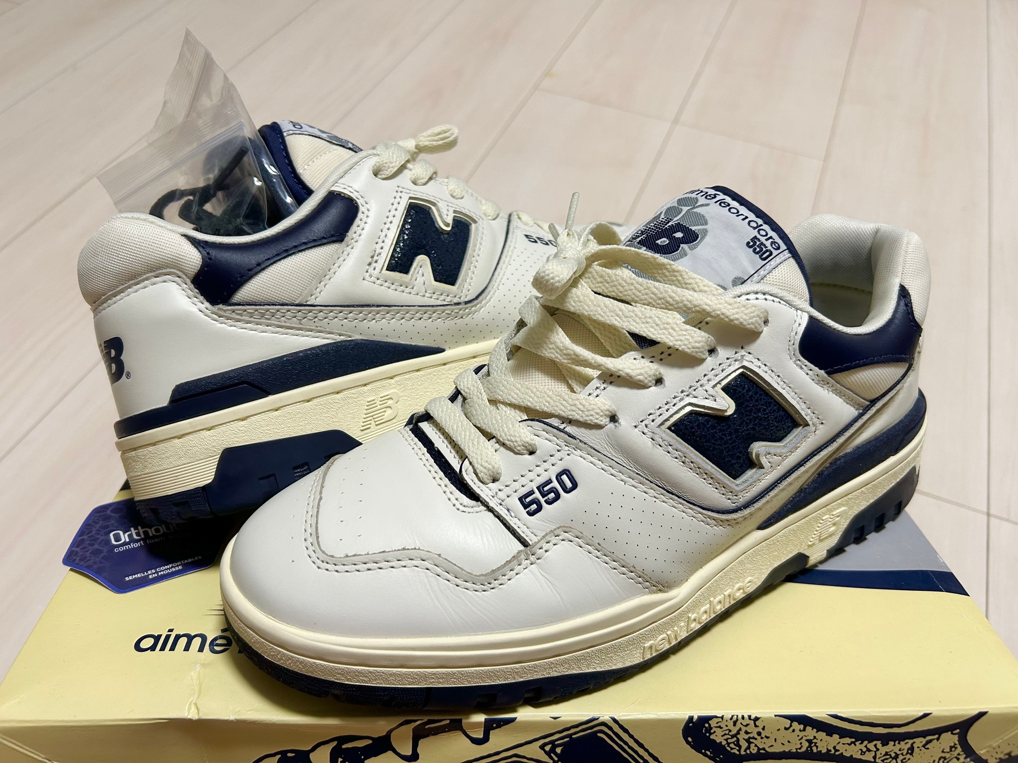 Aime Leon Dore × New Balance 550 "White Navy"