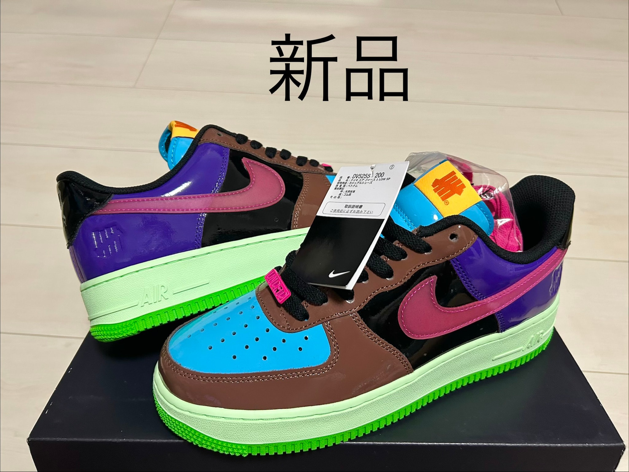 UNDEFEATED × Nike Air Force 1 Low SP "Multi Color/Pink"