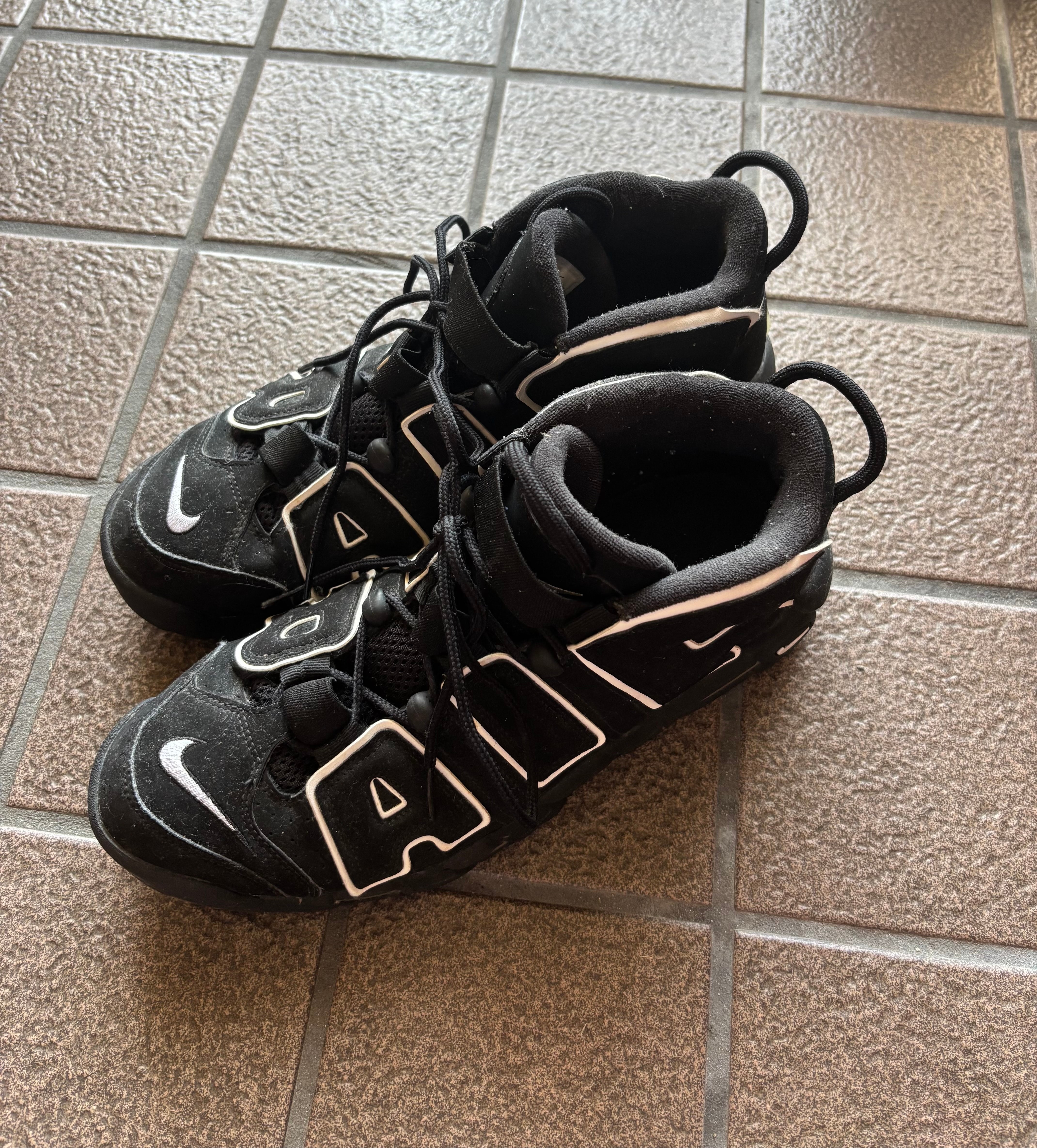 タツヤ　NIKE AIR ZOOM 黒モアテン 2025年最新】モアテン(Air More Uptempo)/Nike 人気・新作/新品