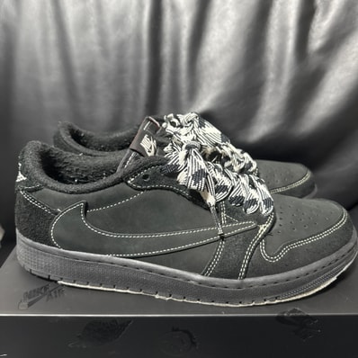 Travis Scott × Nike Air Jordan 1 Low OG SP "Black Phantom"