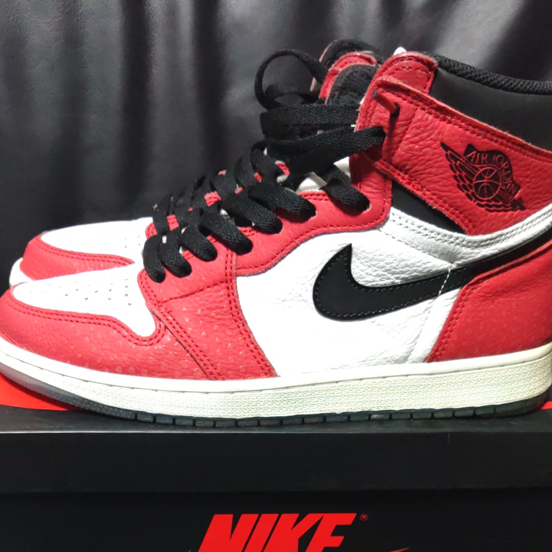 Spiderman × Nike Air Jordan 1 Origin Story "Gym Red/White/Photo Blue/Black"