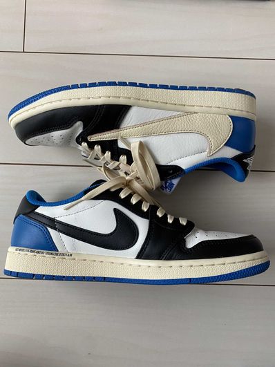 Travis Scott × fragment design × Nike Air Jordan 1 Low OG SP "Military Blue"