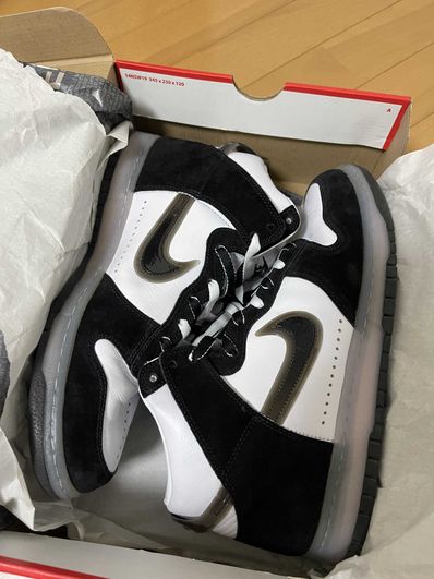 SLAM JAM x NIKE DUNK HIGH "WHITE/CLEAR BLACK"