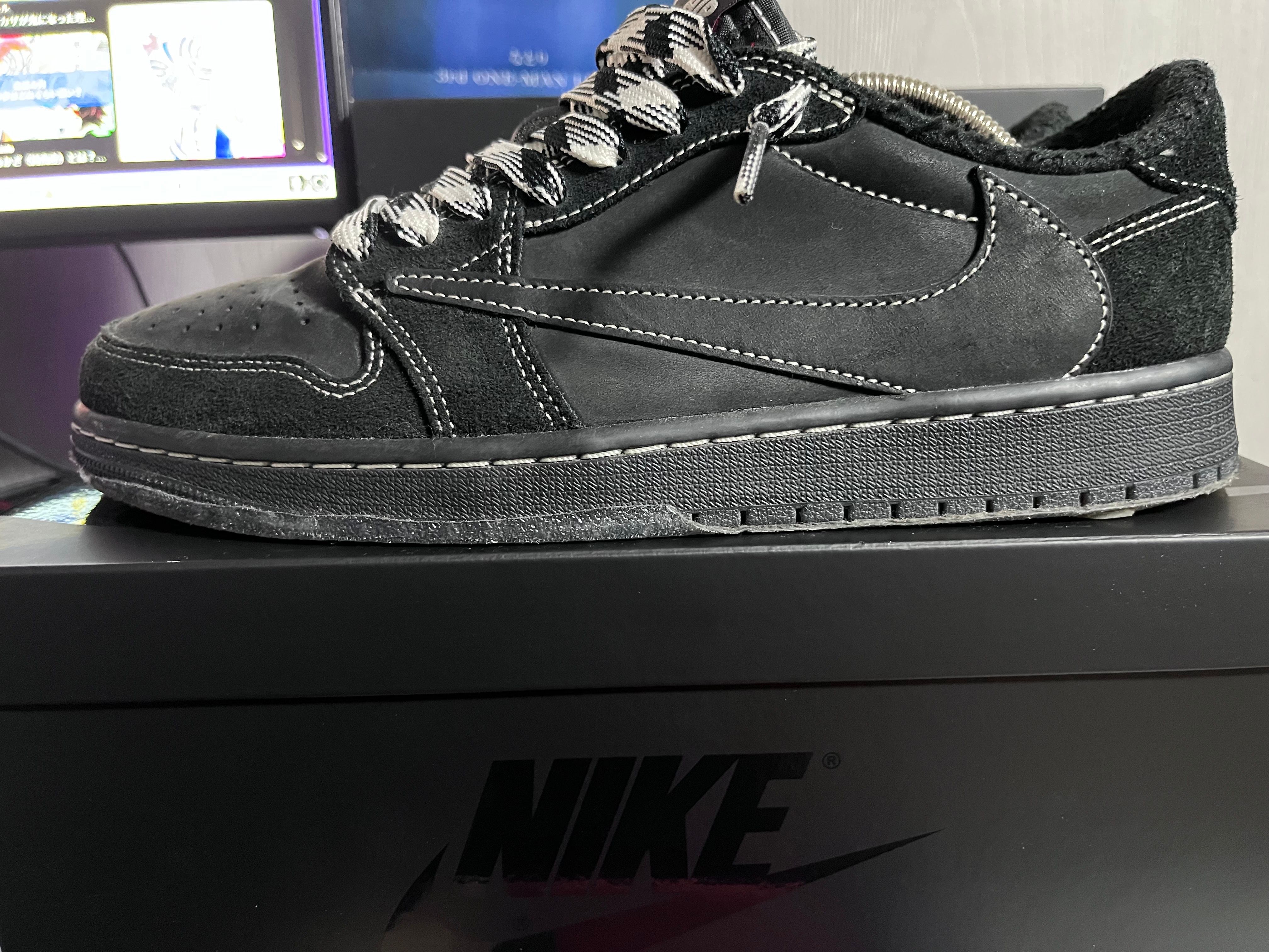 Travis Scott × Nike Air Jordan 1 Low OG SP "Black Phantom"