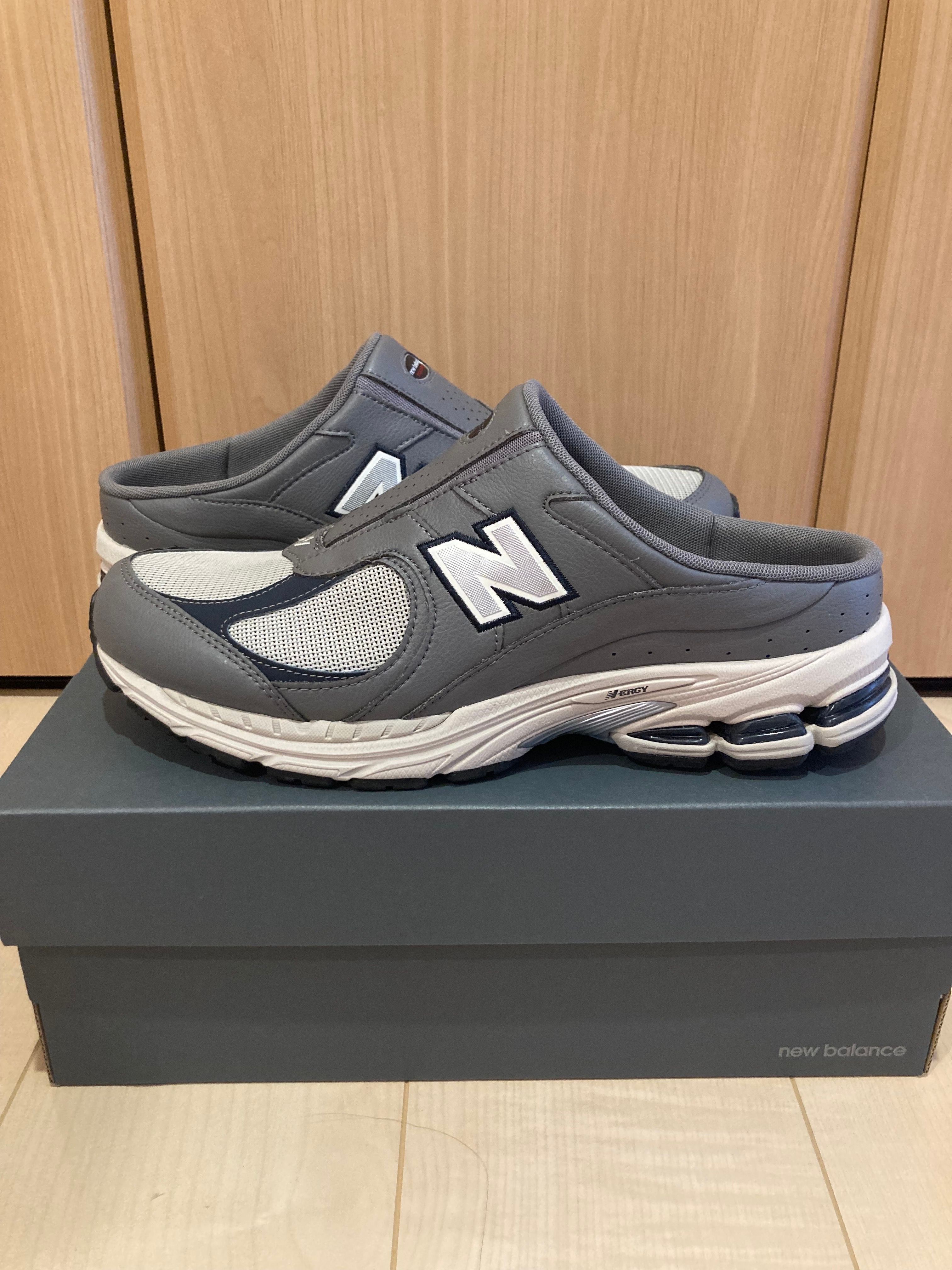 New Balance 2002R Mule "Gray/Navy"