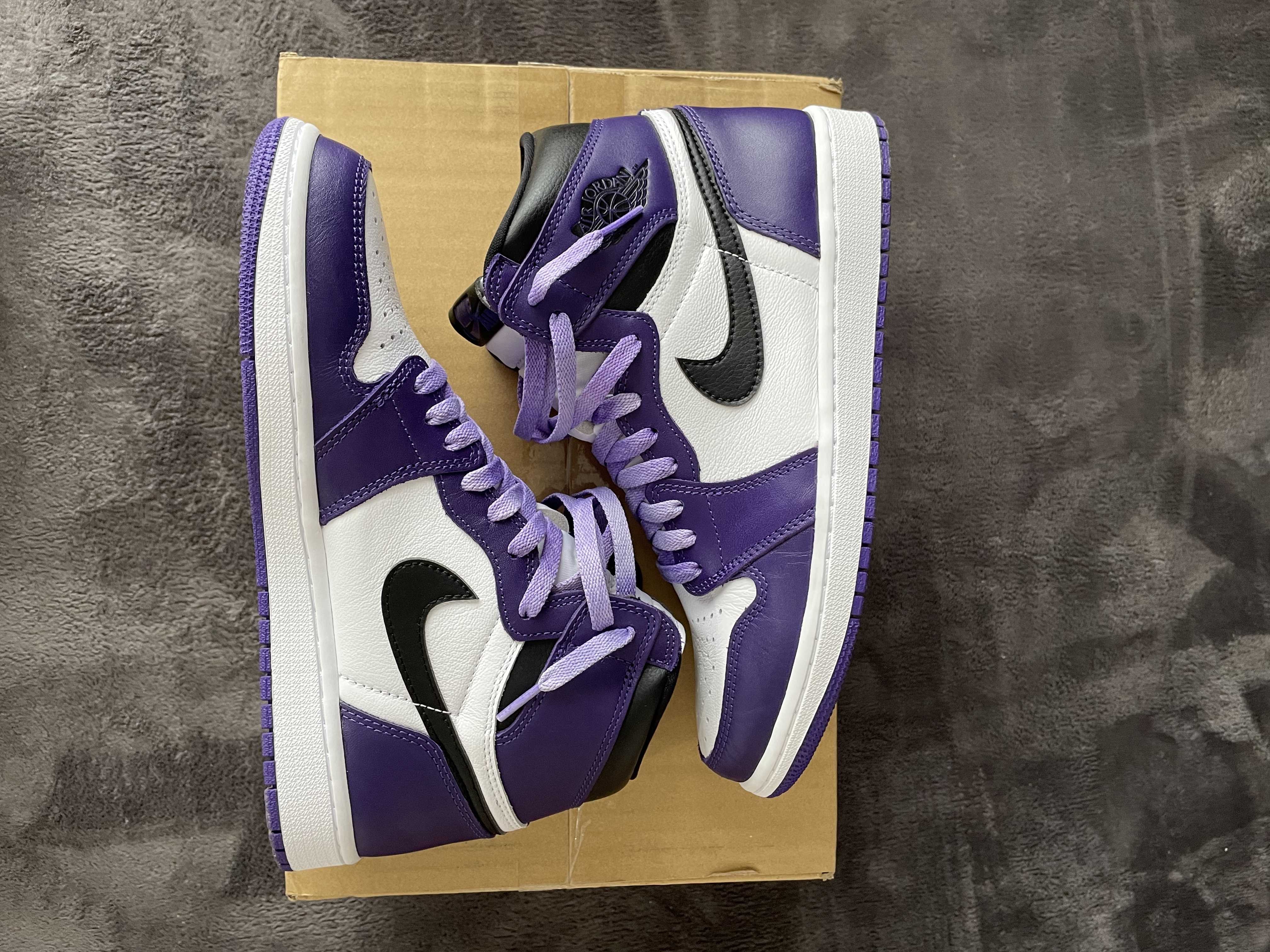 Nike Air Jordan 1 Retro High OG "Court Purple White/Black" (2020)   