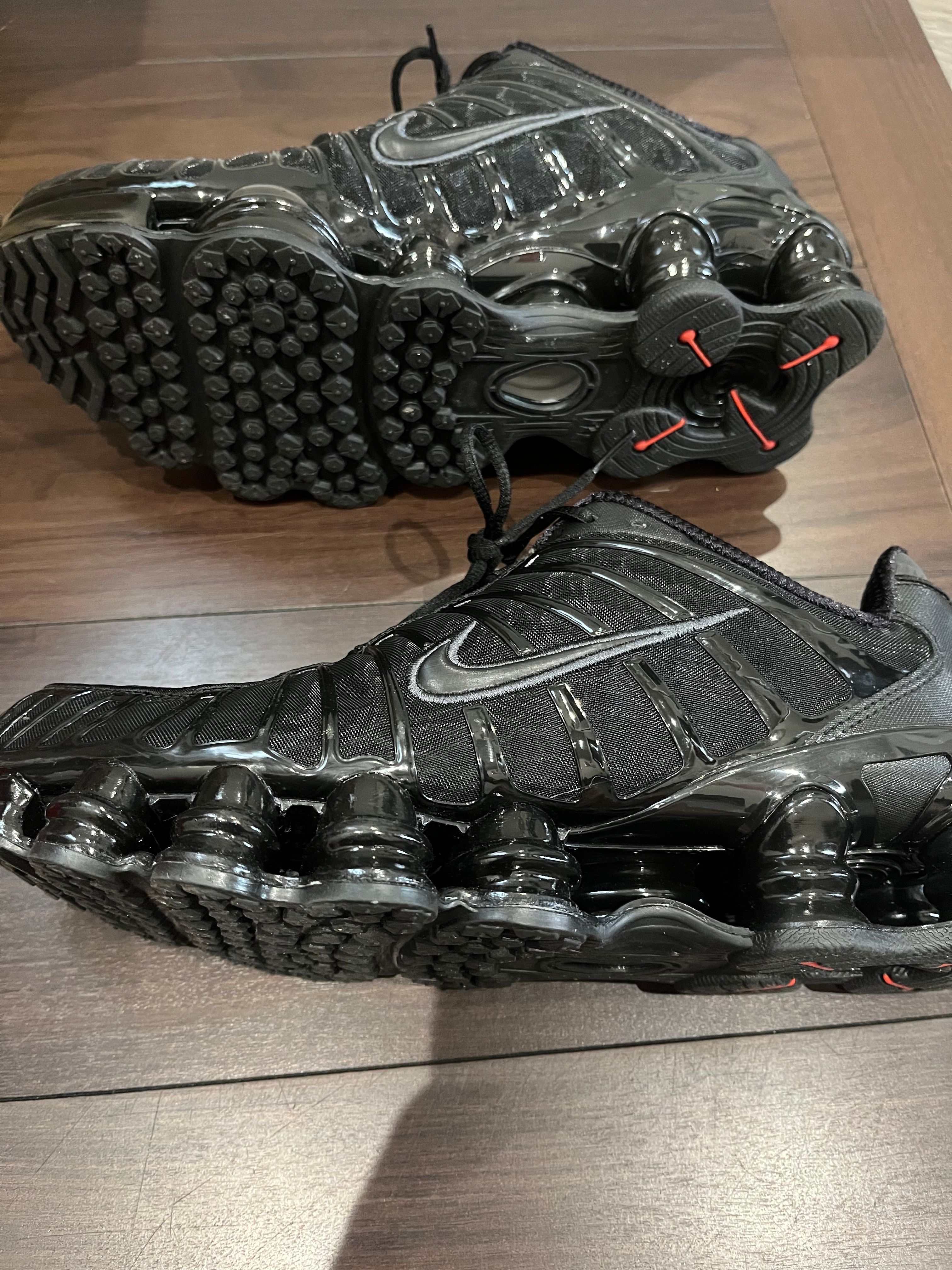 Nike Shox TL "Black/Metallic Hematite/Max Orange/Black"