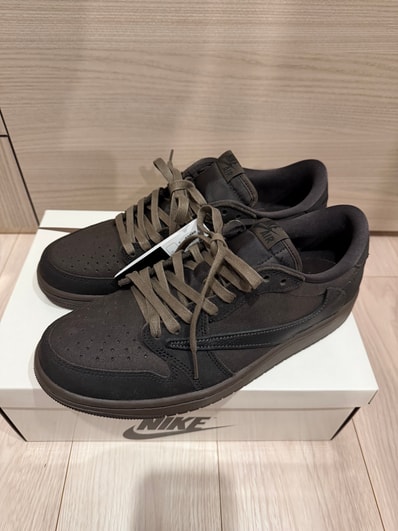 Travis Scott × Nike Air Jordan 1 Low OG SP "Velvet Brown and Dark Mocha"