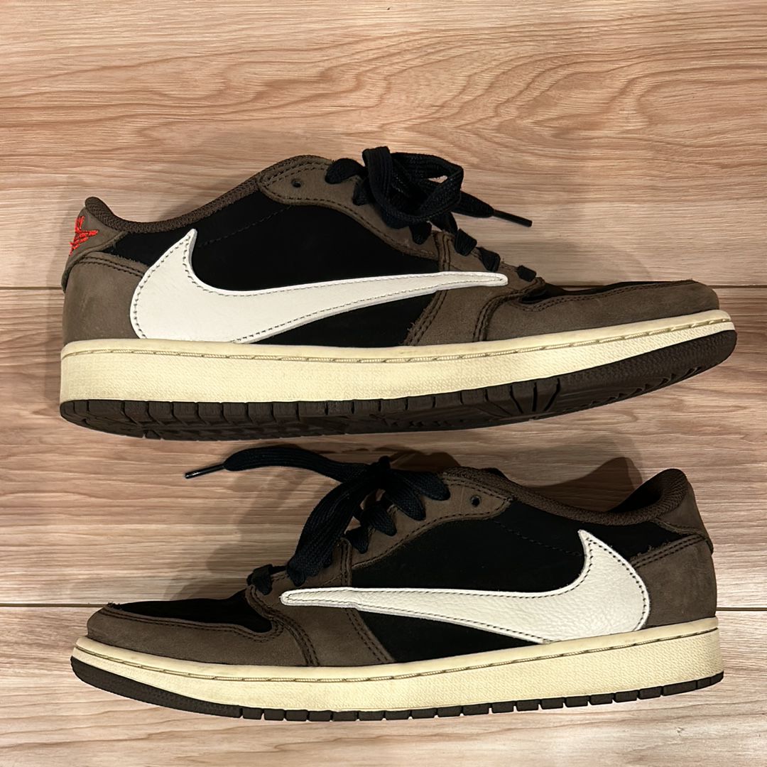 Travis Scott × Nike Air Jordan 1 Low OG SP-T "Black/Dark Mocha"