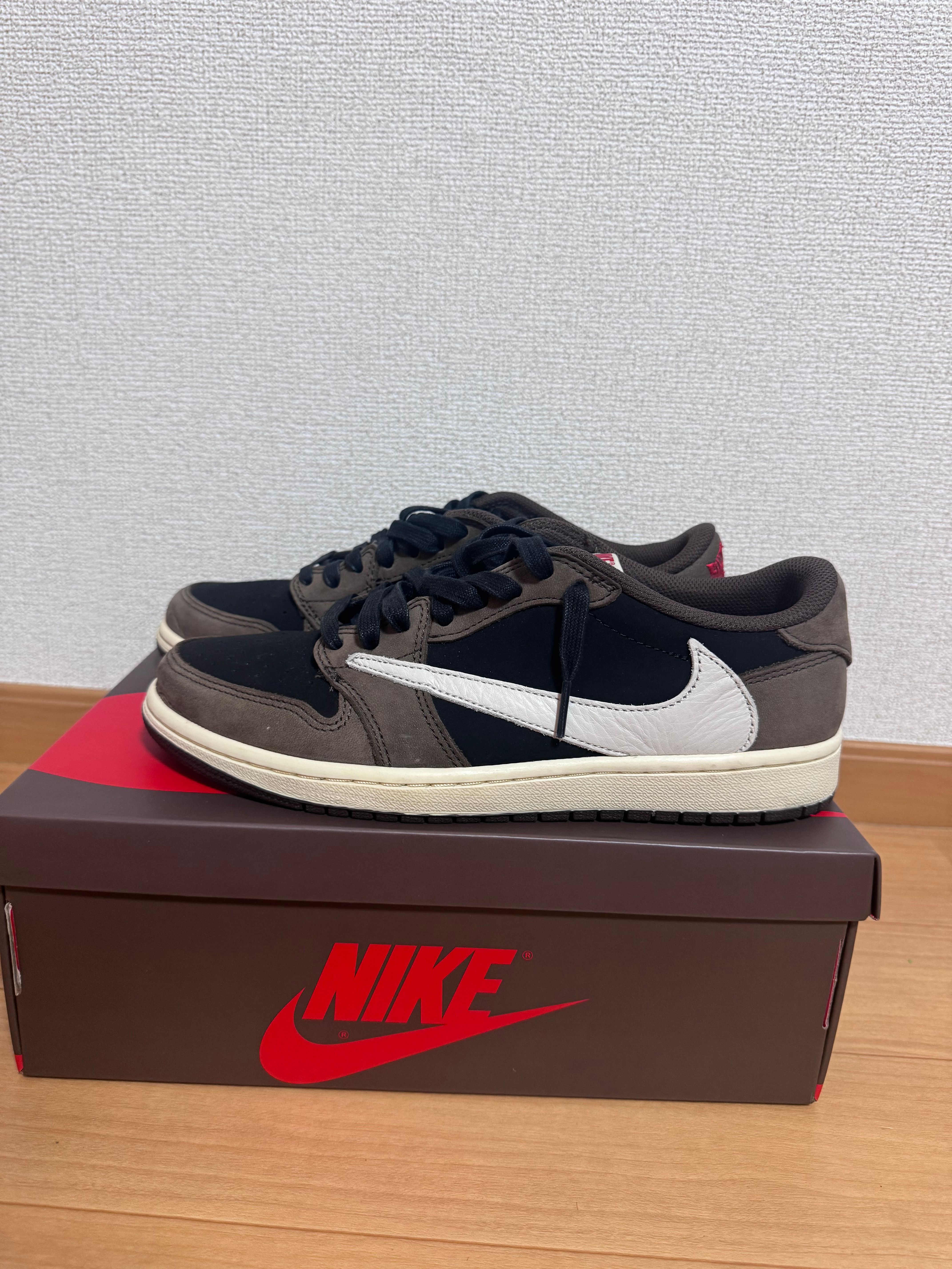 Travis Scott × Nike Air Jordan 1 Low OG SP-T  "Black/Dark Mocha"
