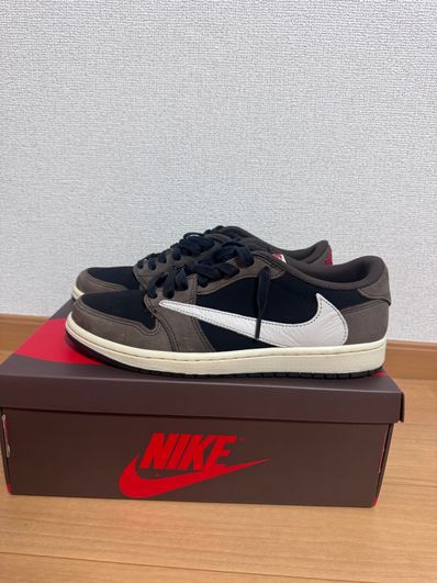 Travis Scott × Nike Air Jordan 1 Low OG SP-T "Black/Dark Mocha"