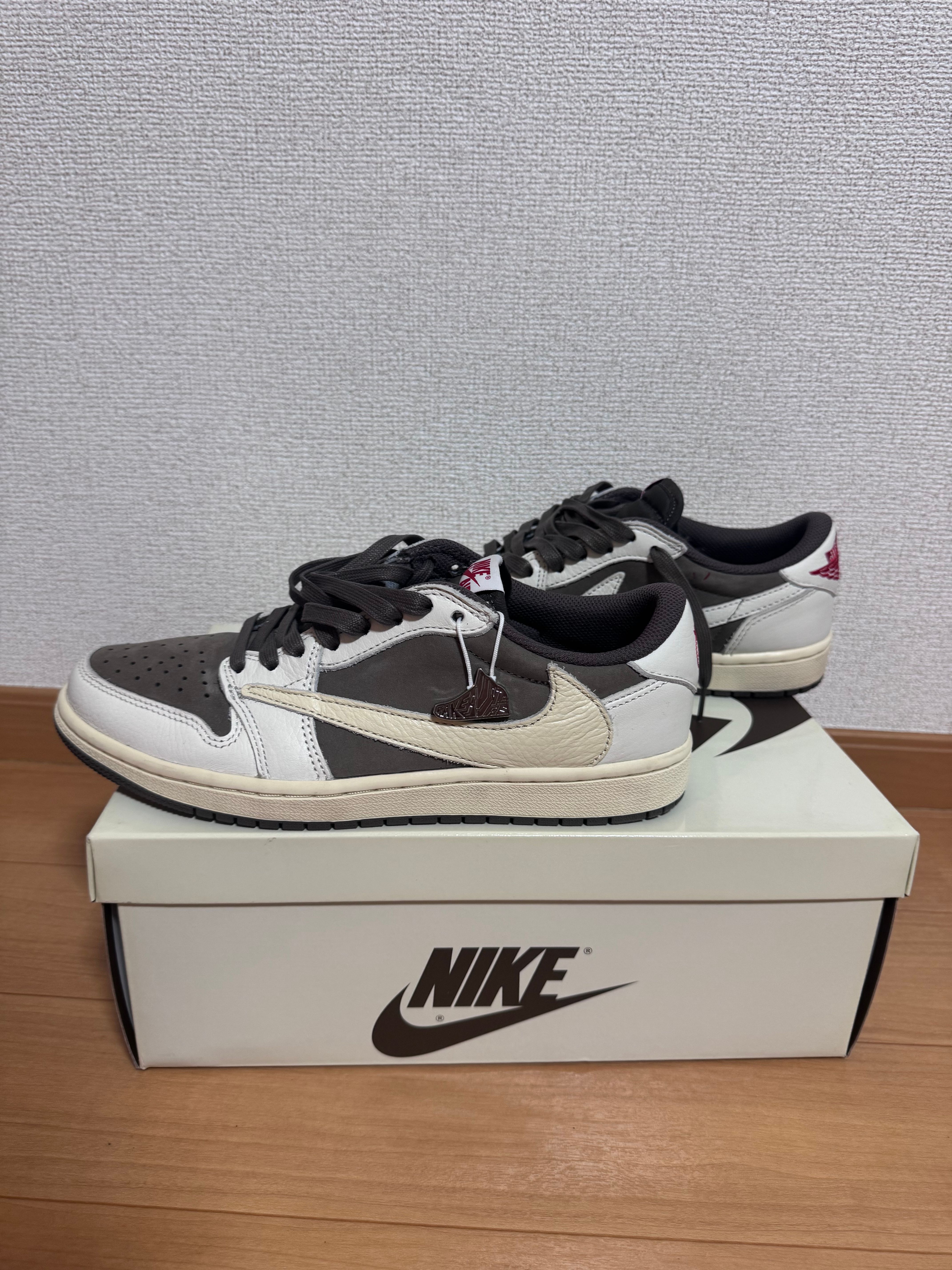 Travis Scott × Nike Air Jordan 1 Low OG SP "Reverse Mocha/Sail and Ridgerock"