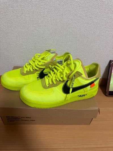 Off-White × Nike Air Force 1 Low "Volt"