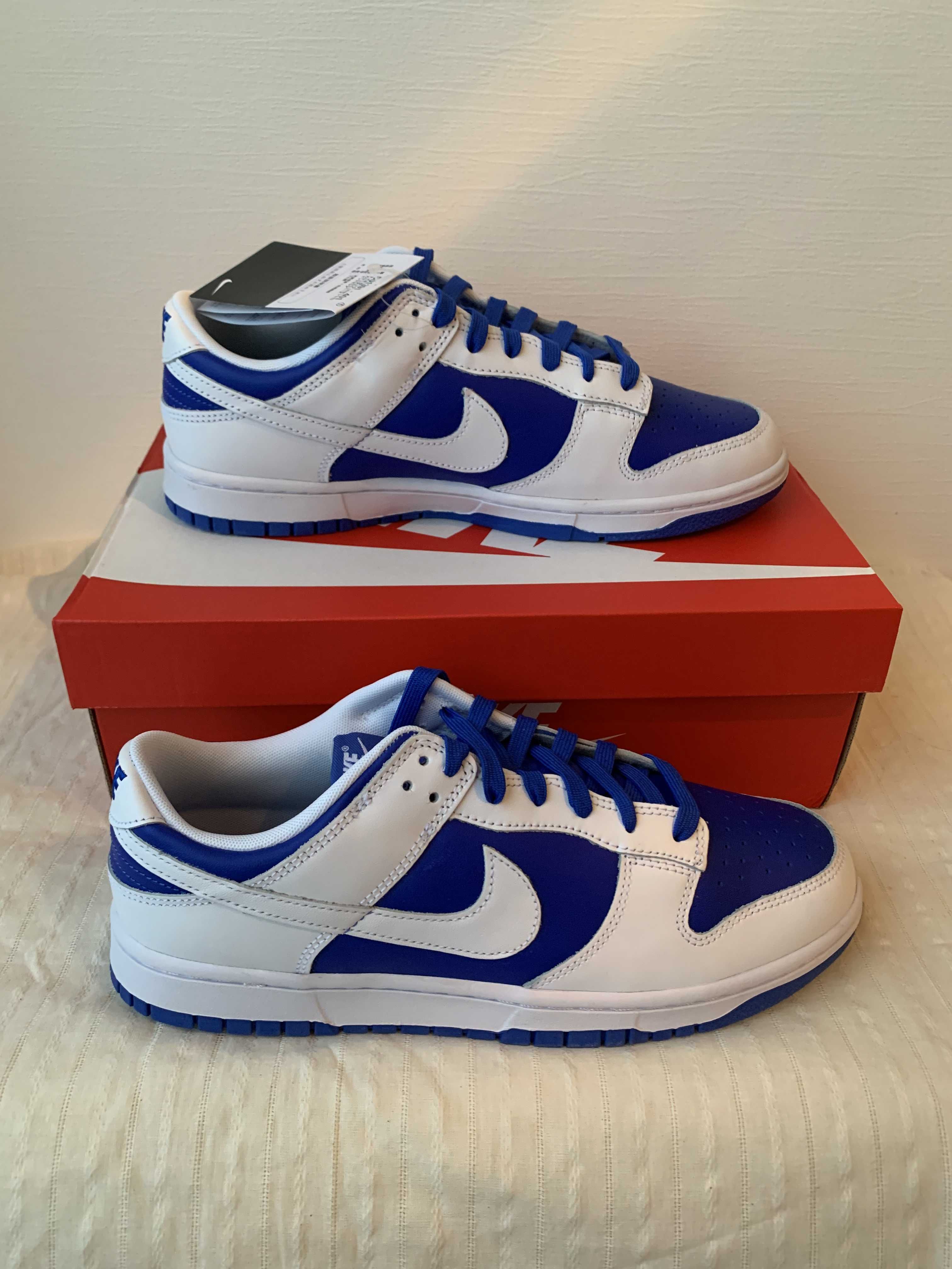 Nike Dunk Low Retro "Racer Blue and White"