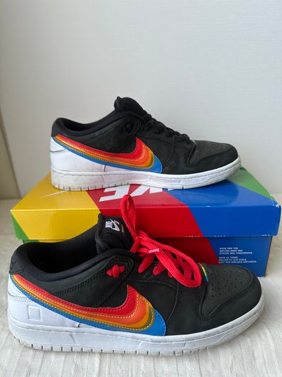 Polaroid × Nike SB Dunk Low Pro QS "Black/White"