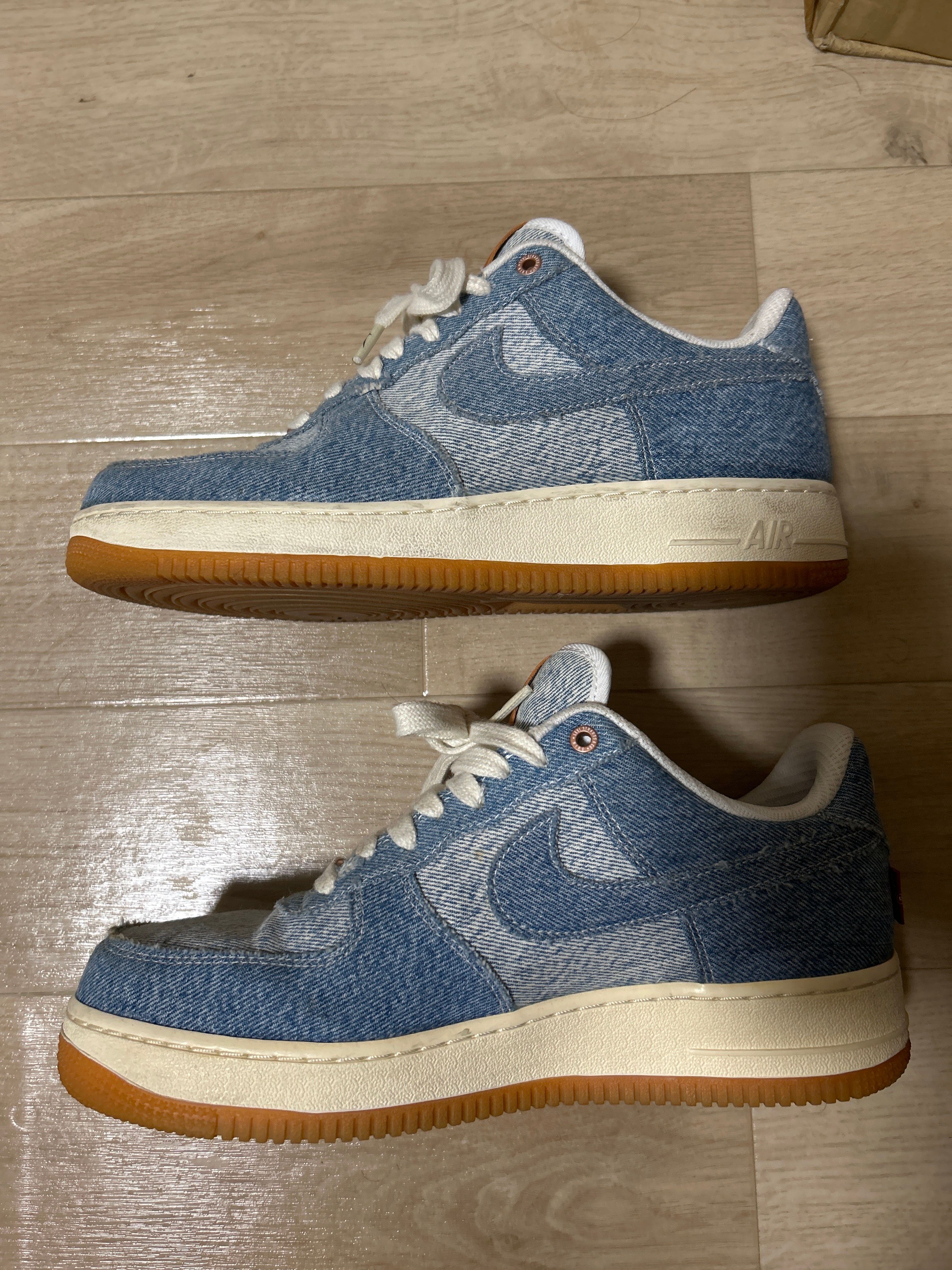 Levi’s®︎ × Nike Air Force 1 Low "White/Denim" (Nike By You)