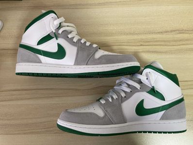 Nike Air Jordan 1 Mid "Green Grey White"