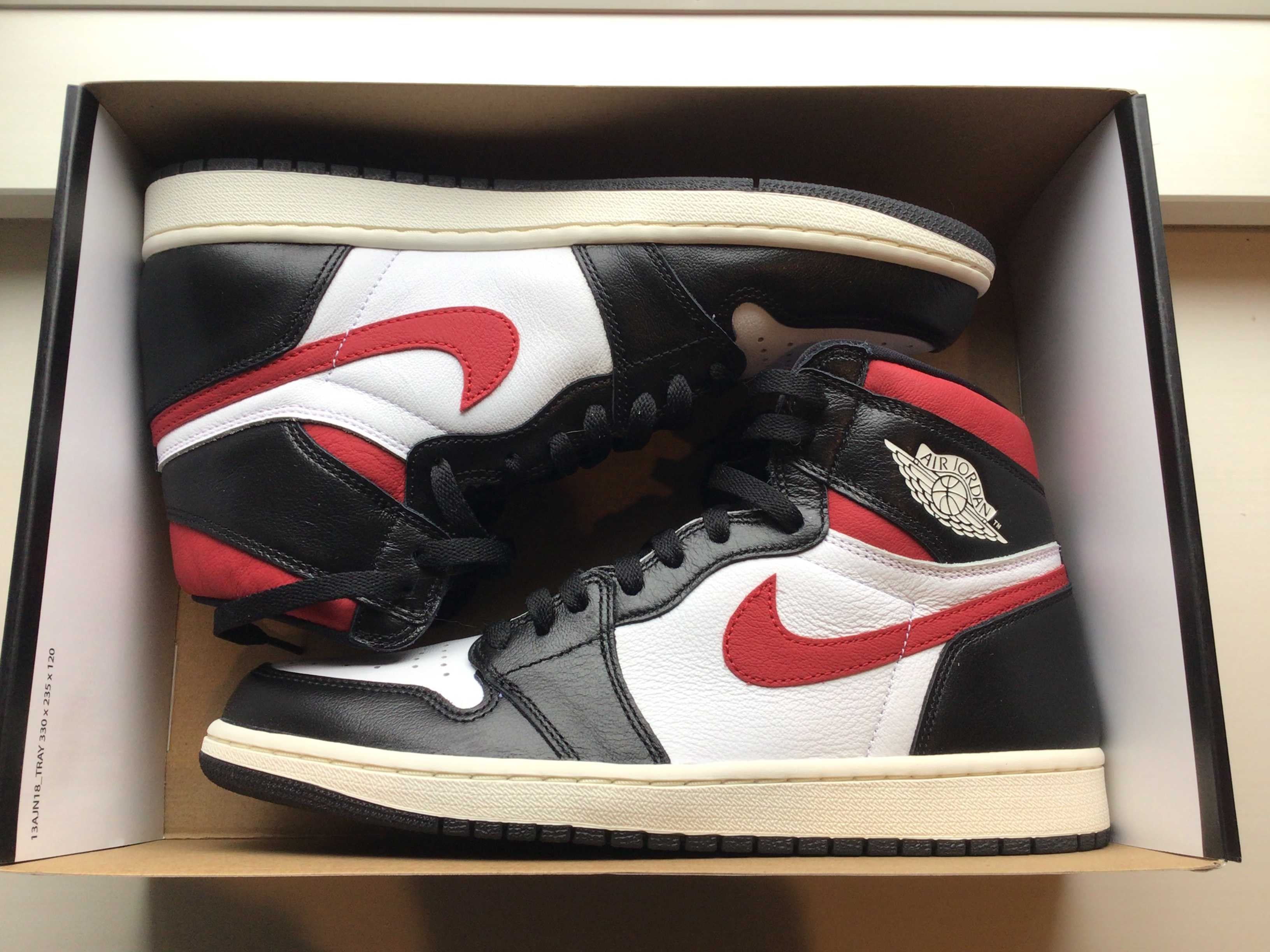 Nike Air Jordan 1 Retro High "Black/White/Sail/Gym Red"    