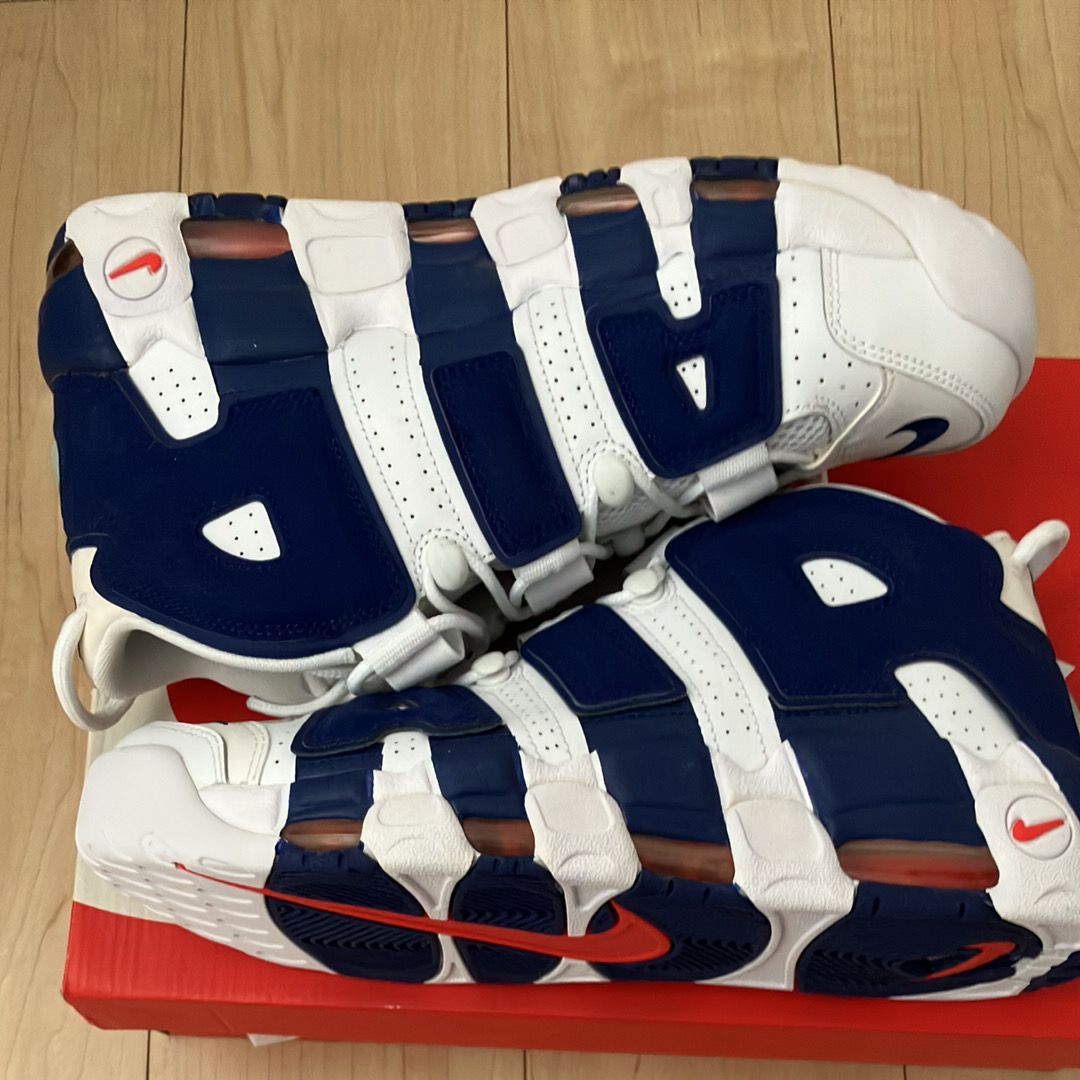 NIKE AIR MORE UPTEMPO 96 "WHITE/DEEP ROYAL BLUE"