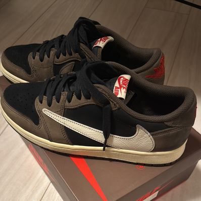 Travis Scott × Nike Air Jordan 1 Low OG SP-T "Black/Dark Mocha"