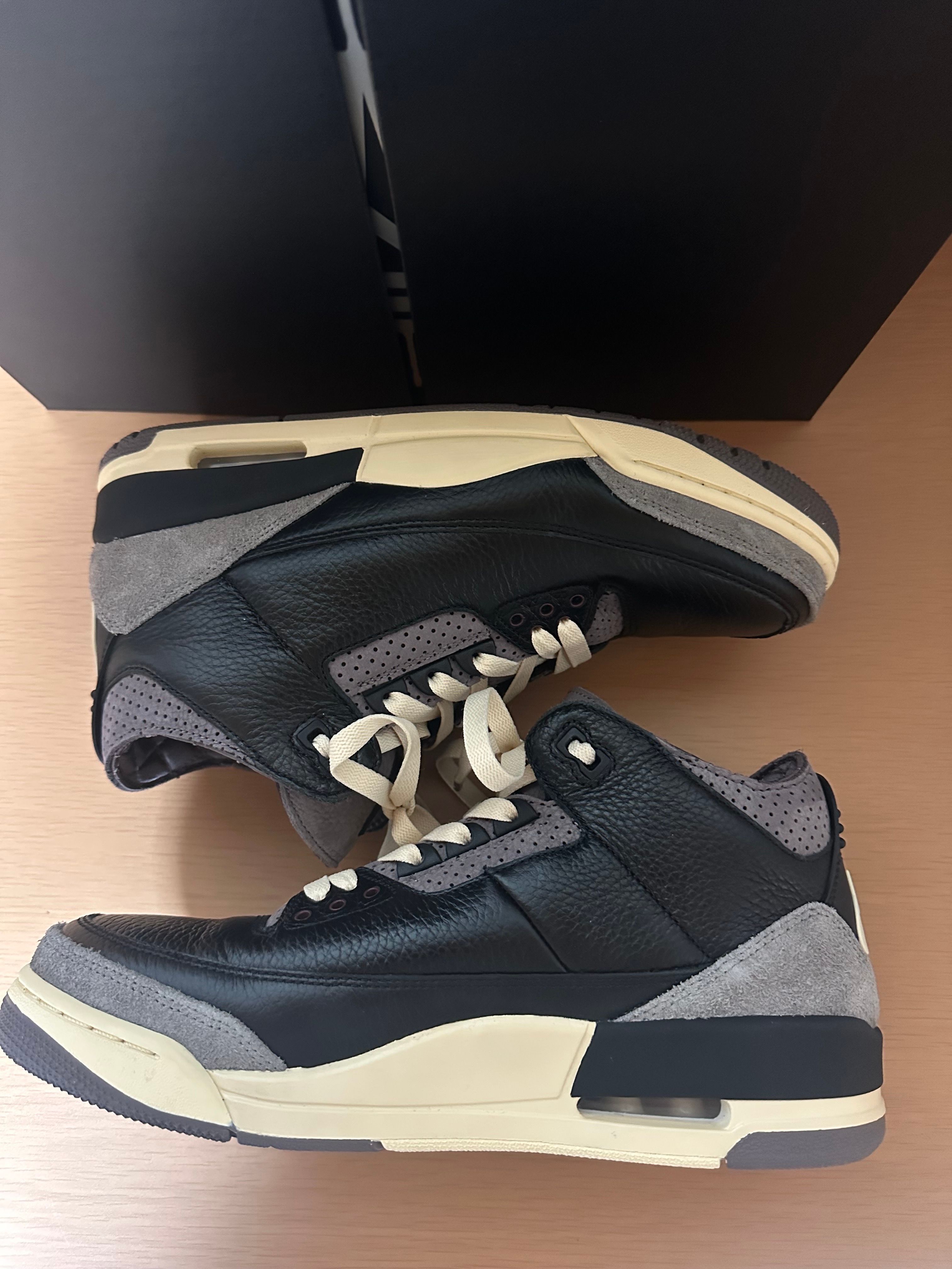 A Ma Maniere × Nike Women's Air Jordan 3 Retro OG SP "Black and Flat Pewter/WYWS"