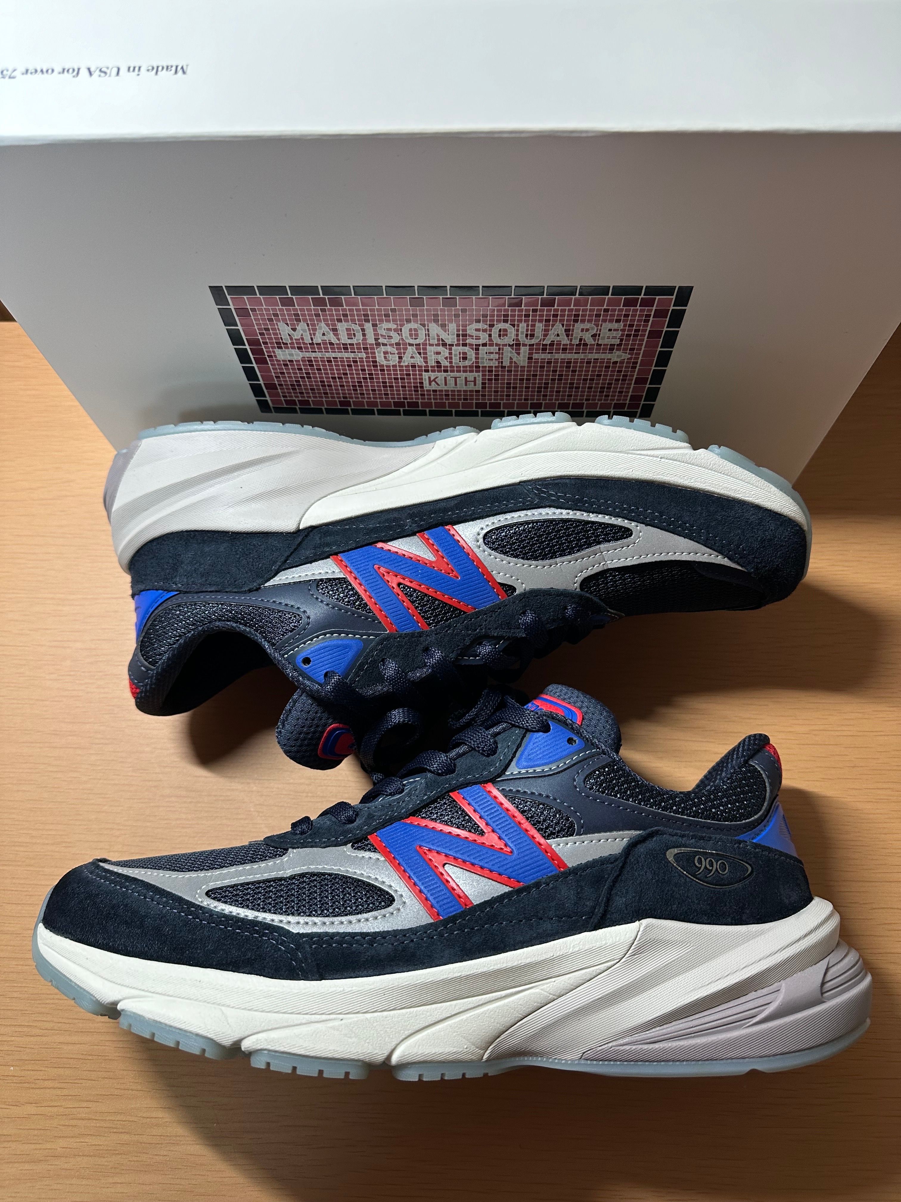 KITH × New Balance 990V6 Madison Square Garden "Navy"