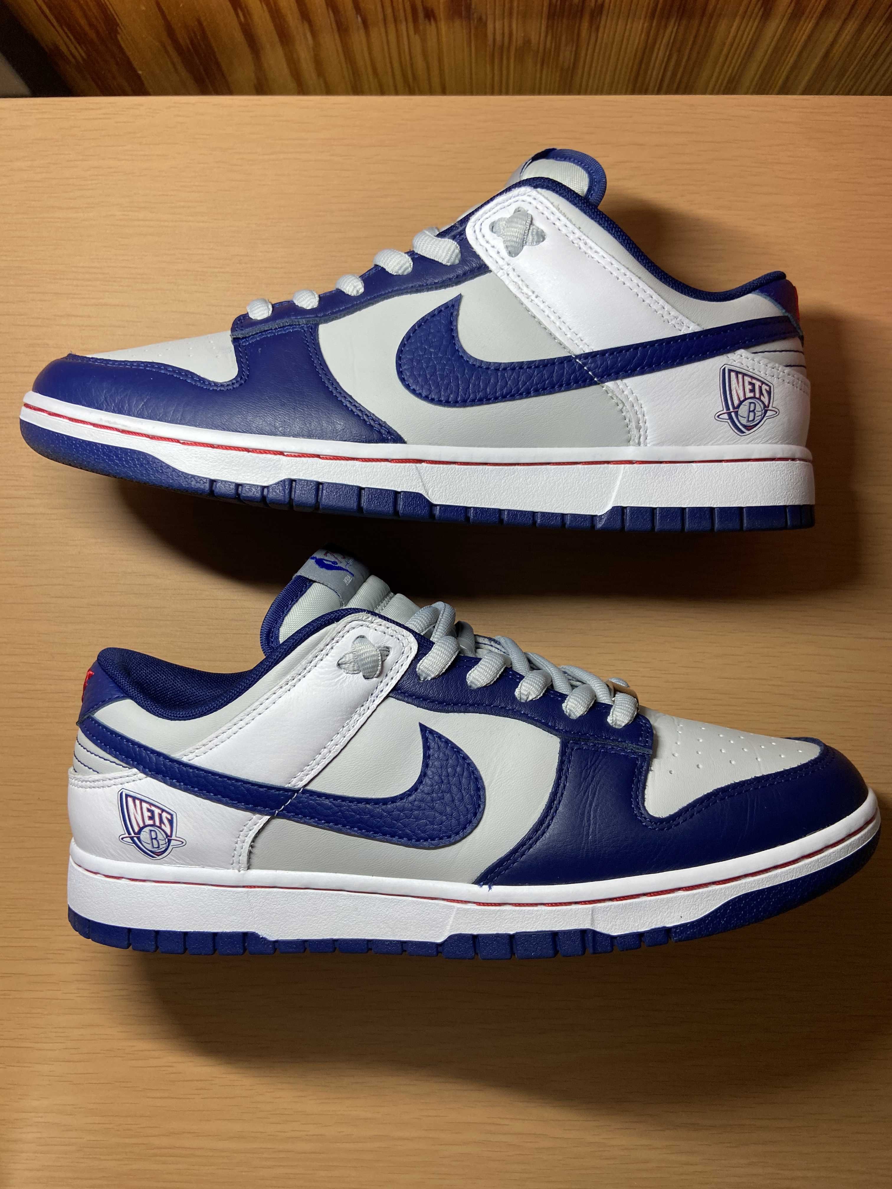 NBA × Nike Dunk Low EMB 75th Anniversary "Nets"