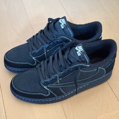 Travis Scott × Nike Air Jordan 1 Low OG SP "Black Phantom"
