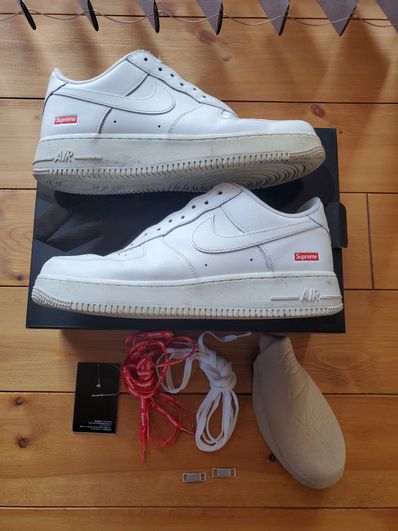 Supreme × Nike Air Force 1 Low "White"