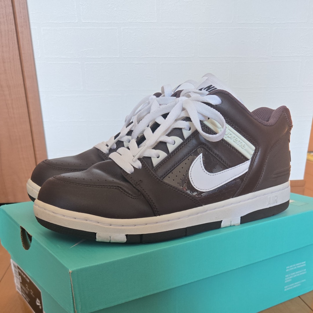 Supreme × Nike SB Air Force 2 Low "Baroque Brown"