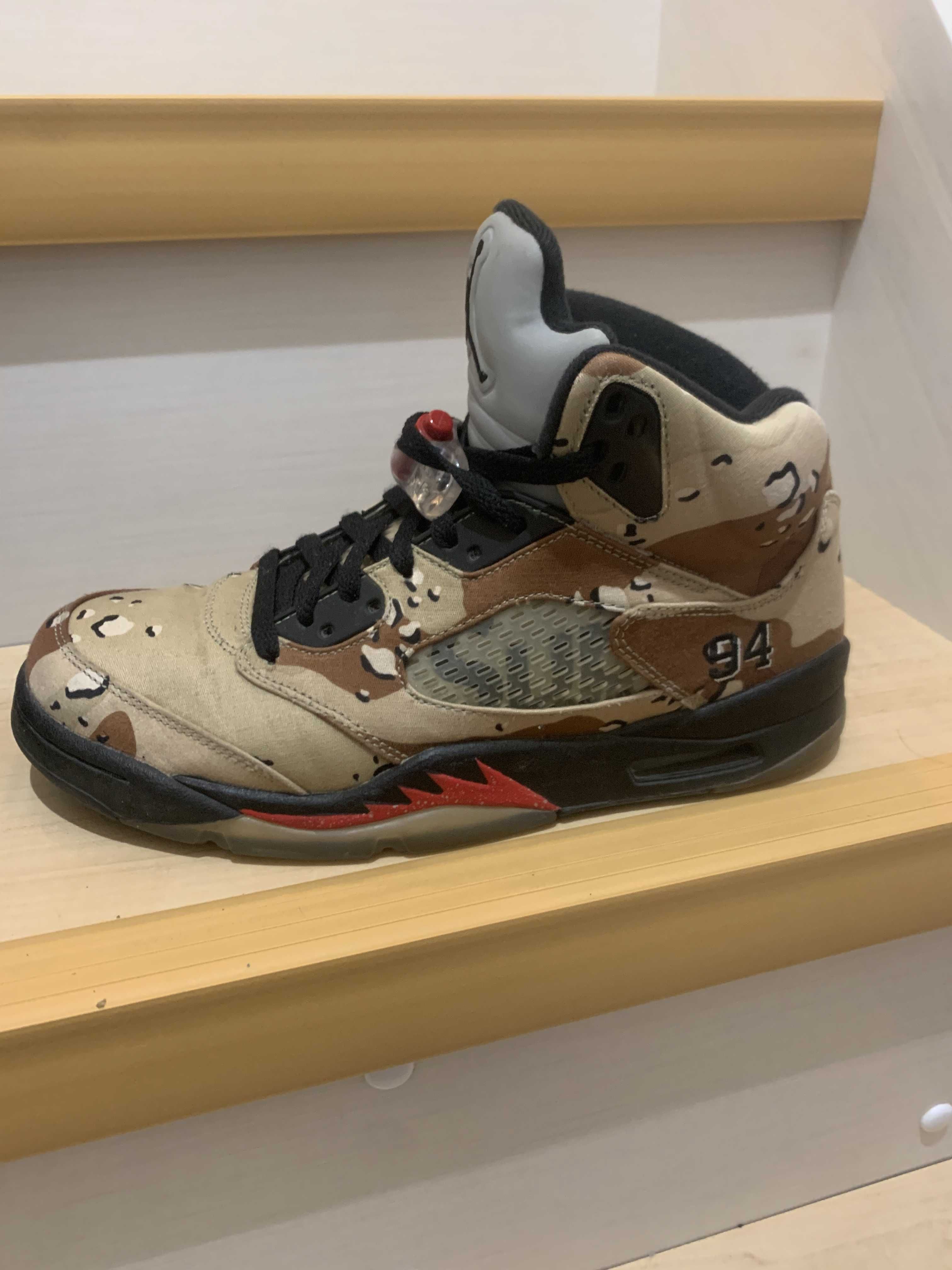 Supreme × Nike Air Jordan 5 Retro "Desert Camo"
