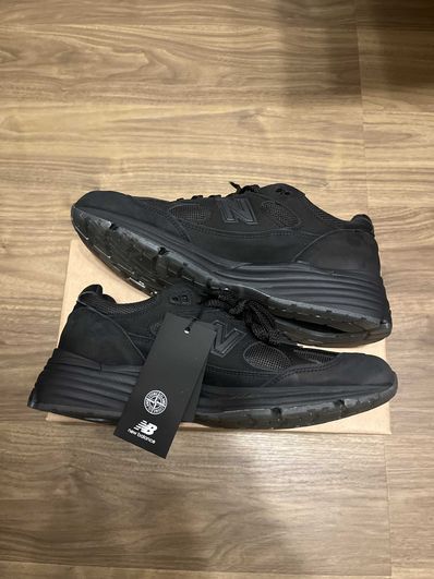 Stone Island × New Balance 991V2 Ghost "Black"