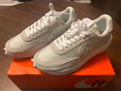 sacai × Nike LDV Waffle "Triple White"