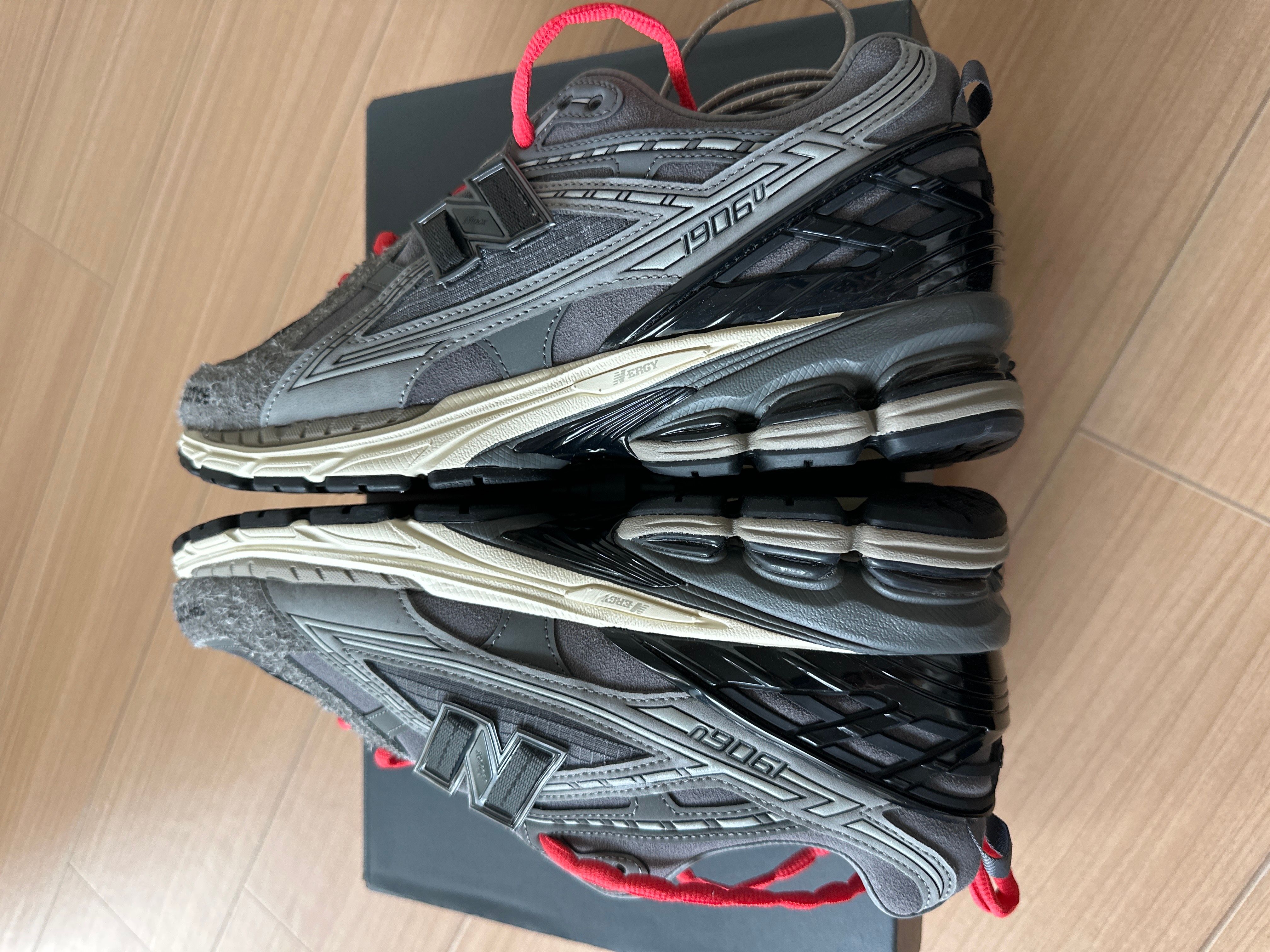 N.HOOLYWOOD TEST Product Exchange Service × INVINCIBLE × New Balance 1906U "Grey/Charcoal/Orange"