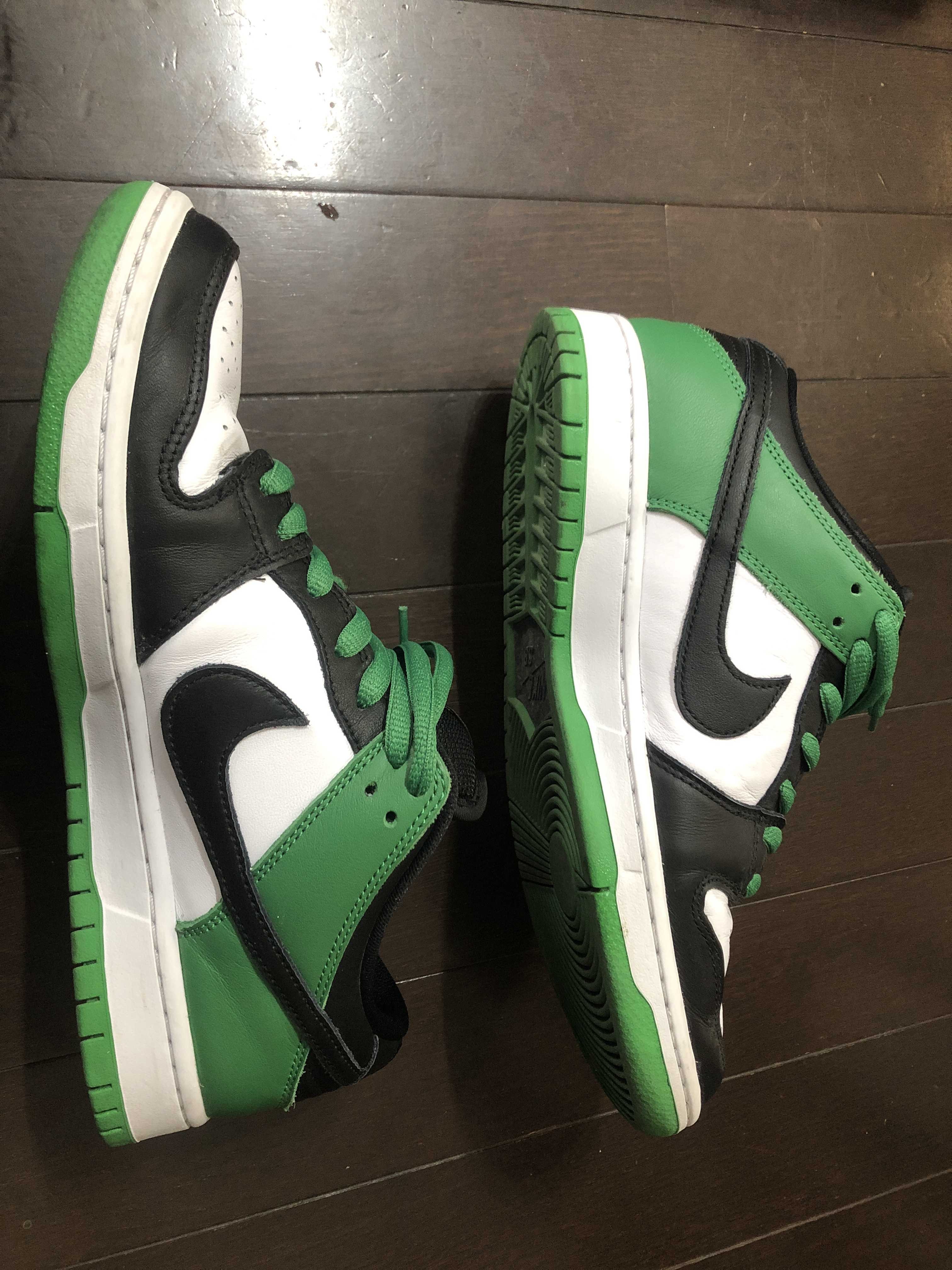 Nike SB Dunk Low Pro "Black and Classic Green"