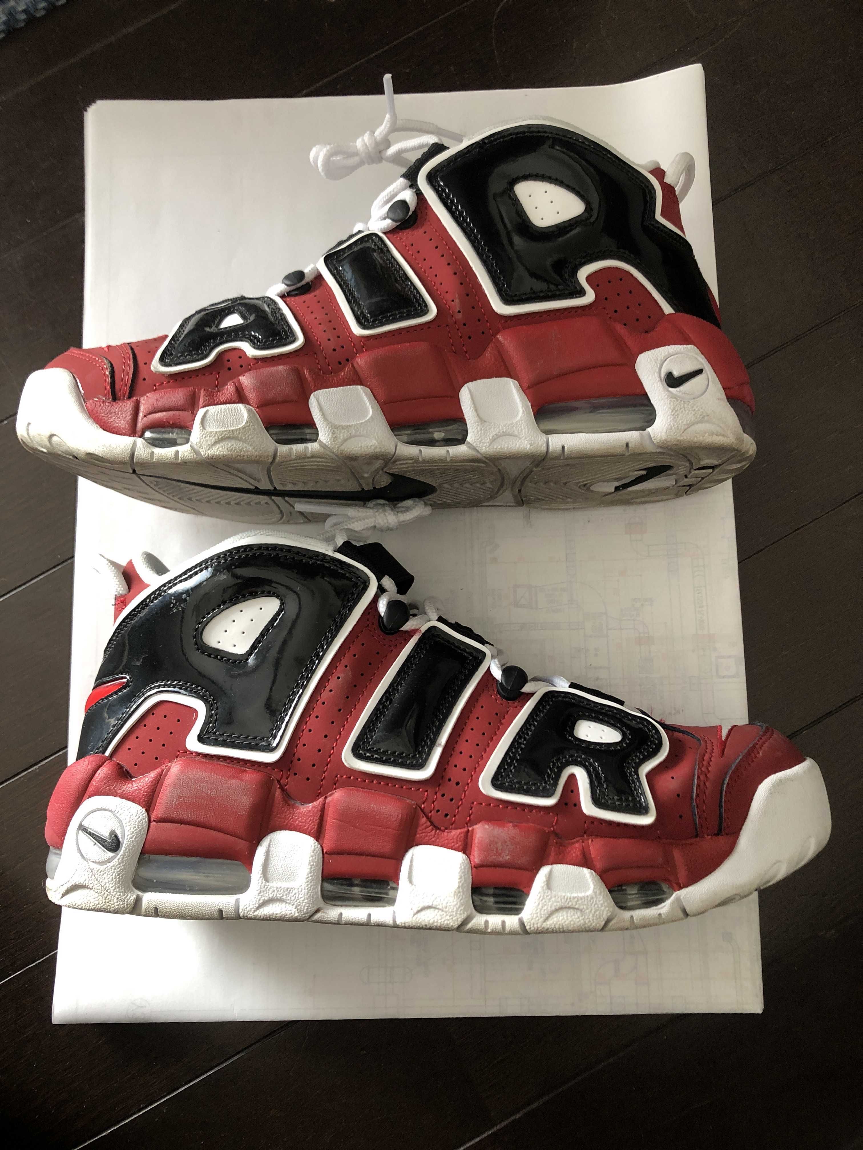 Nike Air More Uptempo ’96 "Black and Varsity Red" (2021)