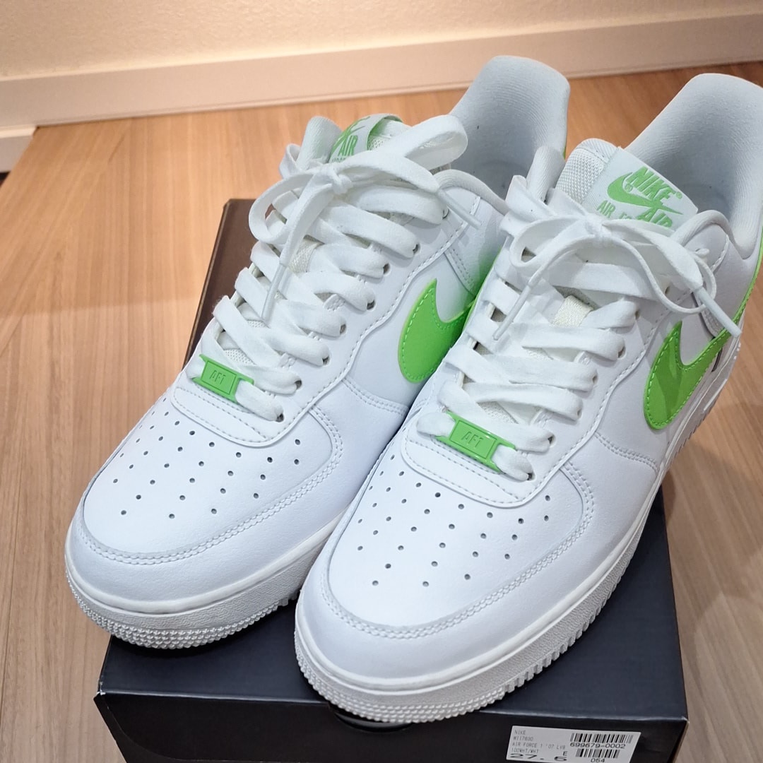 Nike Women's Air Force 1 Low "White Action Green"