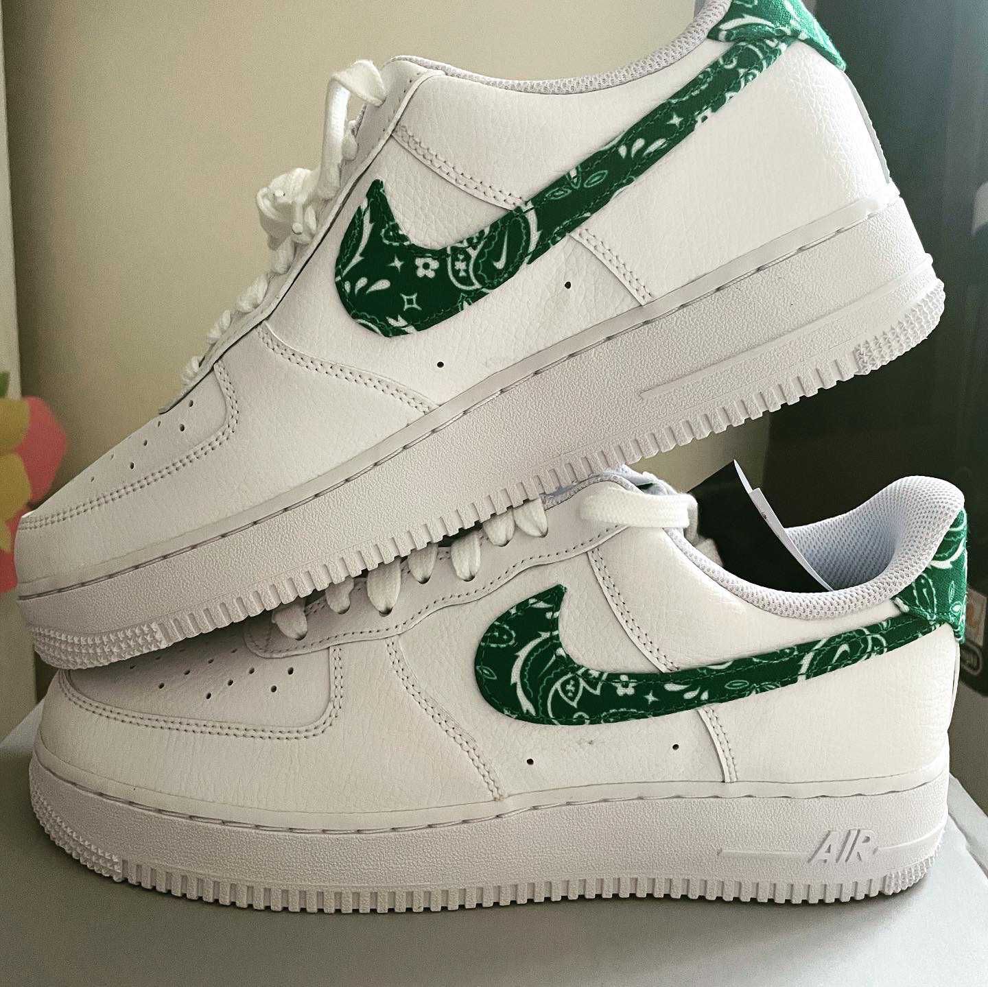 Nike Women's Air Force 1 Low '07 Essential "Green Paisley"