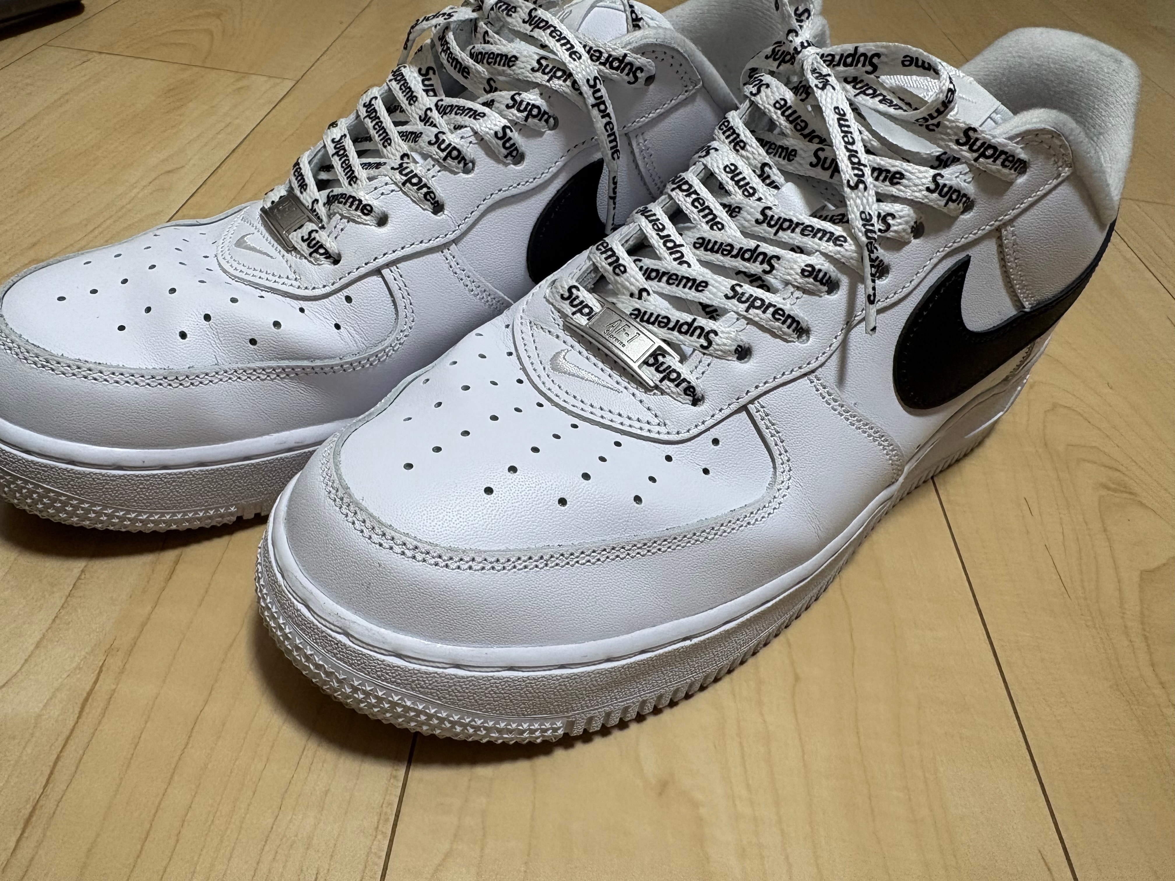 Supreme × Nike Air Force 1 Low "White/Black"