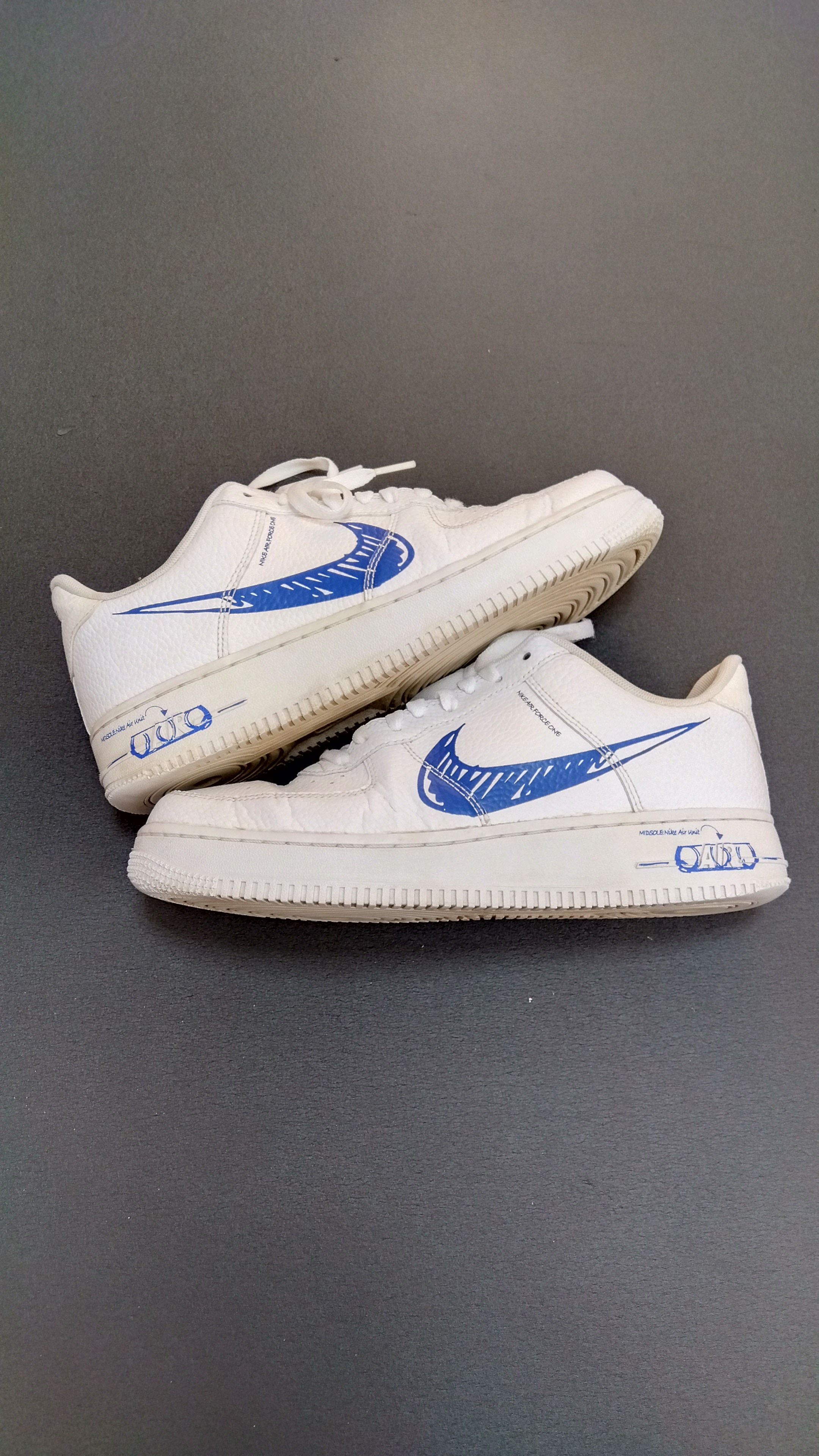 Nike Air Force 1 Low LV8 Utility "White/Blue"