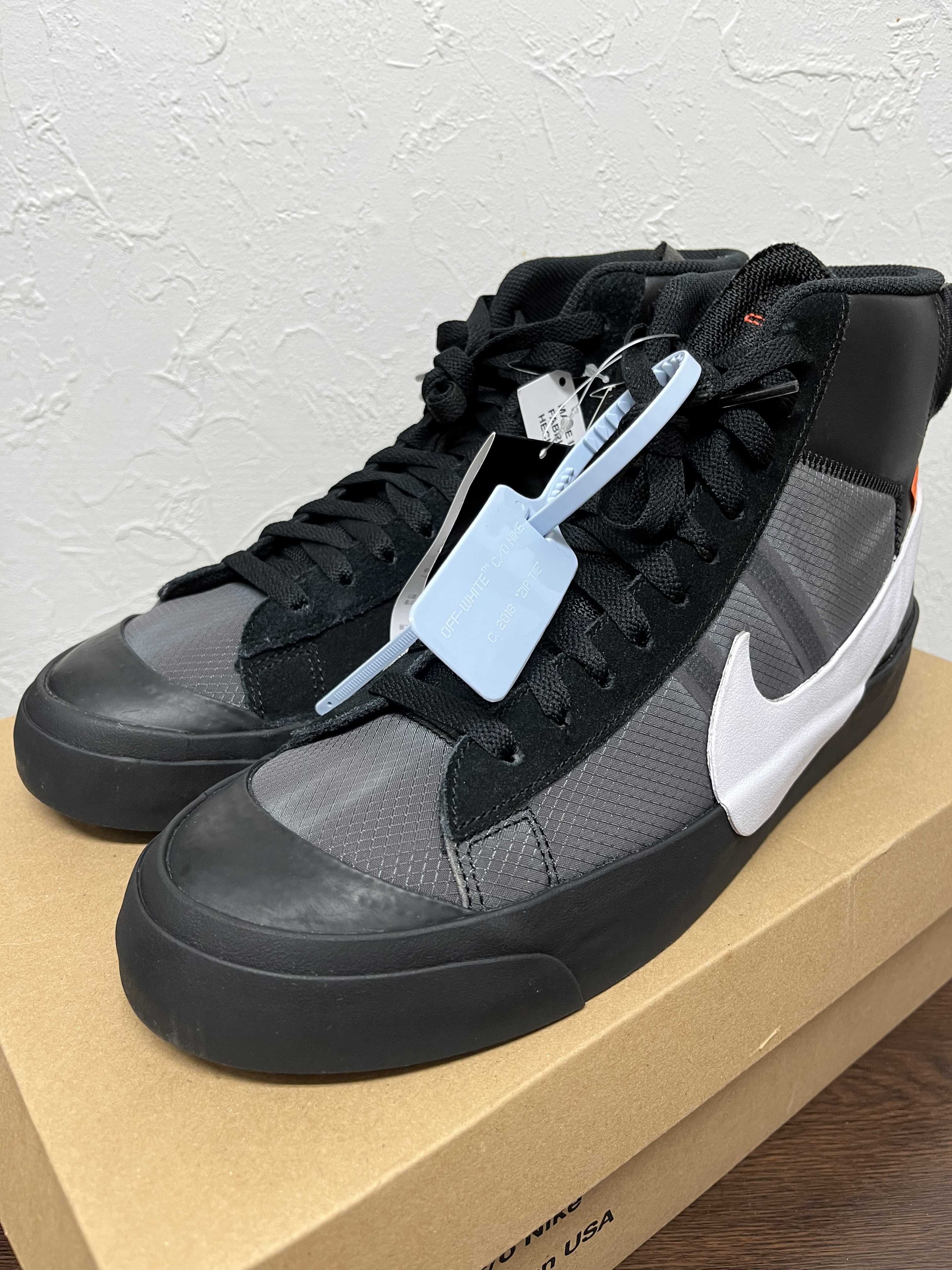 Off-White × Nike Blazer Studio Mid "Grim Reaper"