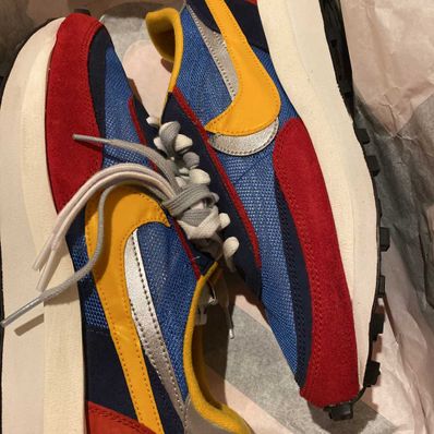 sacai × Nike LDV Waffle "Red/Blue"