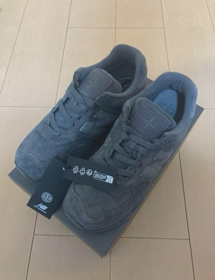 ストーンアイランド × ニューバランス 574 レガシー ゴースト "ダークグレー"