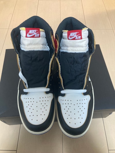 fragment design × UNION × Nike Air Jordan 1 High OG "Black/Varsity Red"