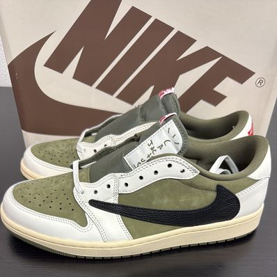 Travis Scott × Nike Air Jordan 1 Low OG SP "Reverse Olive"