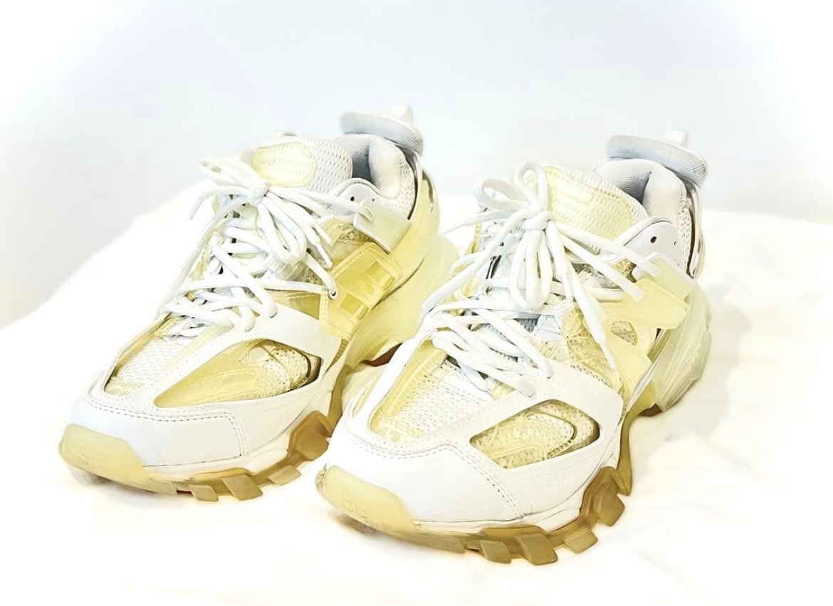 BALENCIAGA Track Clear Sole "White"
