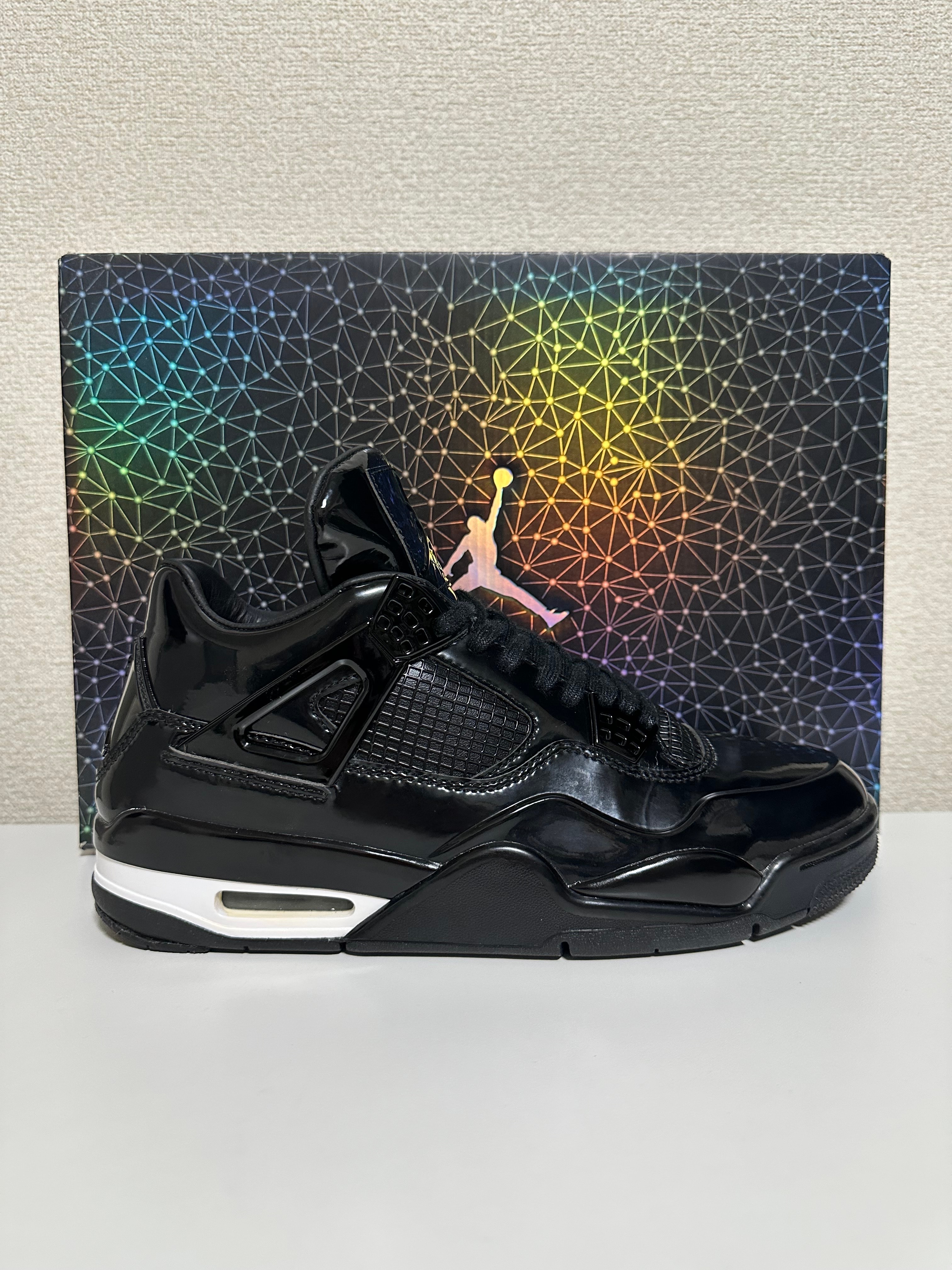 ナイキ エアジョーダン4 レトロ "ジューイチLAビーフォー ブラック"