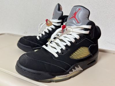 Nike Air Jordan 5 Retro OG "Black/Fire Red/Metallic Silver/White" (2016)