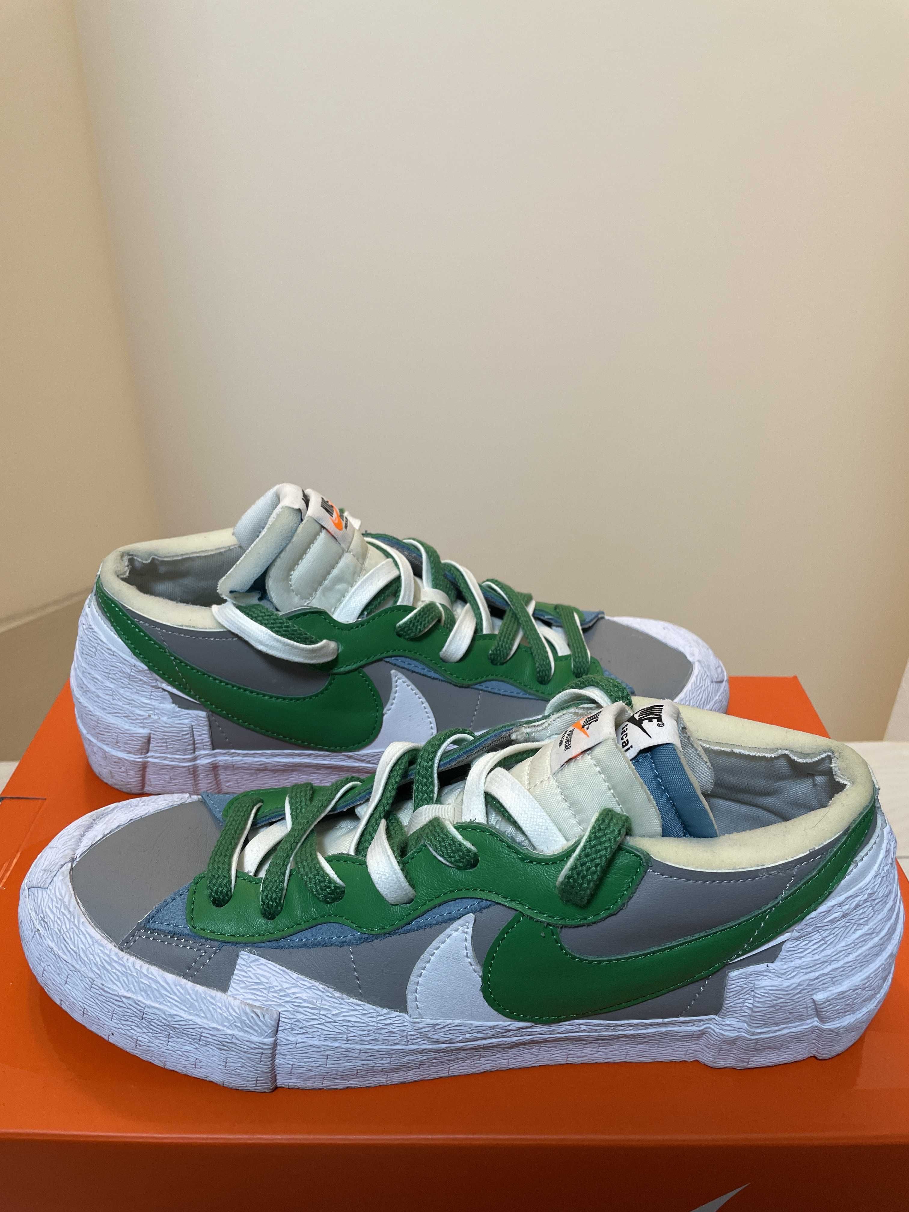 sacai × Nike Blazer Low "Classic Green"